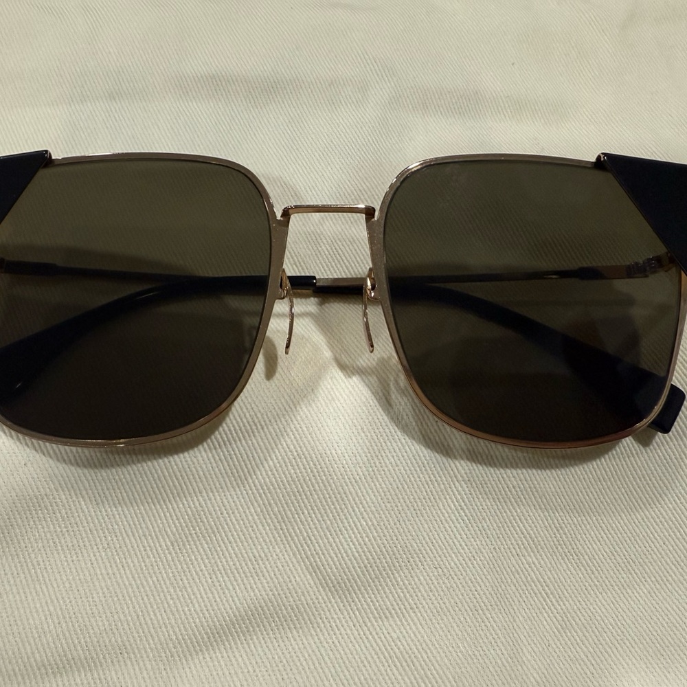 Stylish Black and Gold Fendi Sunglasses